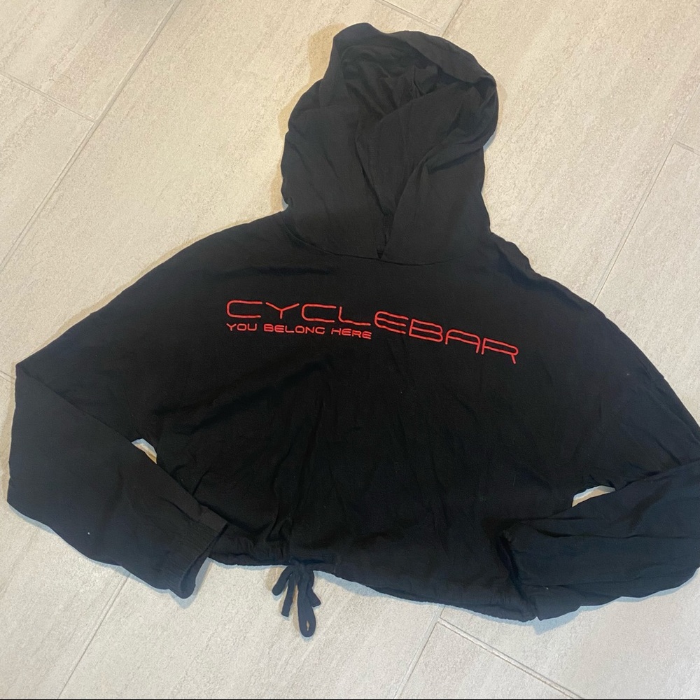 CycleBar Cropped Hoodie